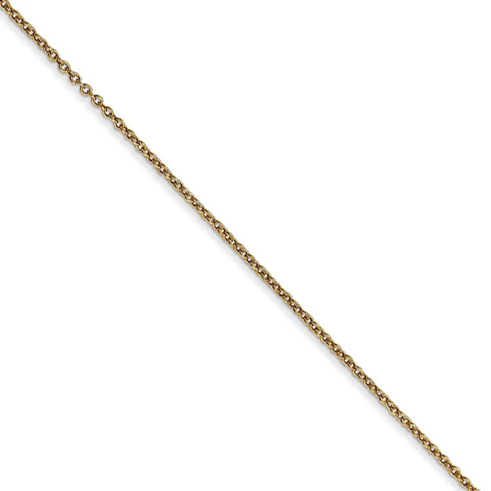 Yellow Gold Alumni Small Elongated Number 16 Neckpiece