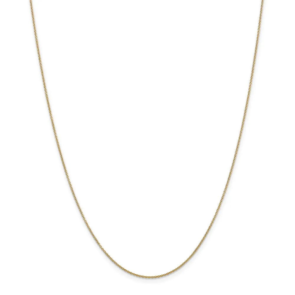 Yellow Gold Alumni Small Elongated Number 16 Neckpiece