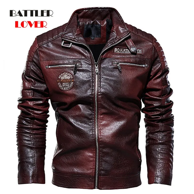 2019 Mens Natural Real Leather Jacket Men Motorcycle Hip Hop Biker Winter Coat Men Warm Genuine Leather Jackets plus size 3XL