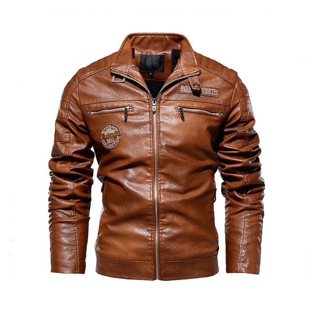 2019 Mens Natural Real Leather Jacket Men Motorcycle Hip Hop Biker Winter Coat Men Warm Genuine Leather Jackets plus size 3XL