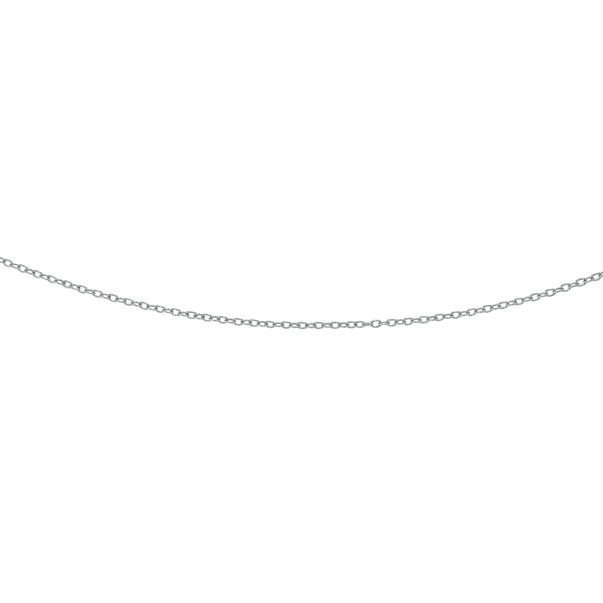 Gold Diamond Cut Cable Chain 1.1mm