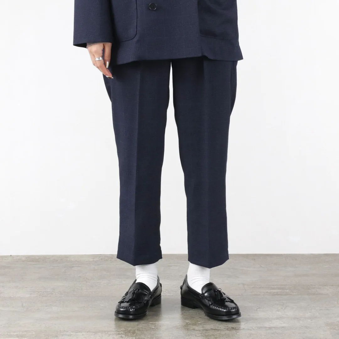 Midiumi Strauss Check Pants, Lourdes Bottoms, Bottom, Simple Kale, Top Quality, Trade Slacks Check PT