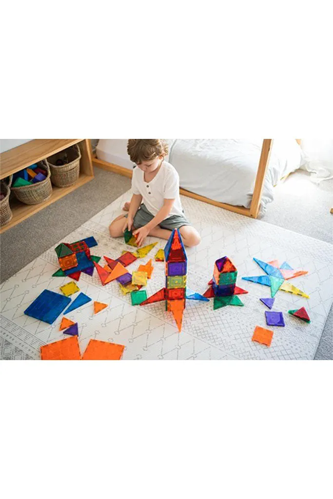 64-Piece Magnetic Tiles Set