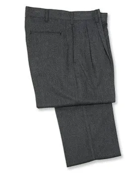 Men's TriBlend Grey Pleated Slacks (Discontinued)