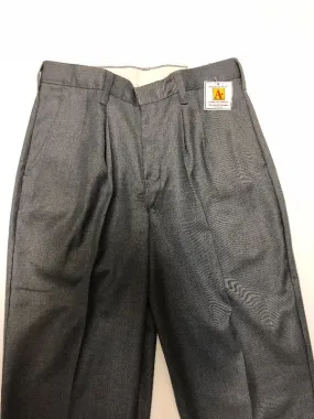 Men's TriBlend Grey Pleated Slacks (Discontinued)