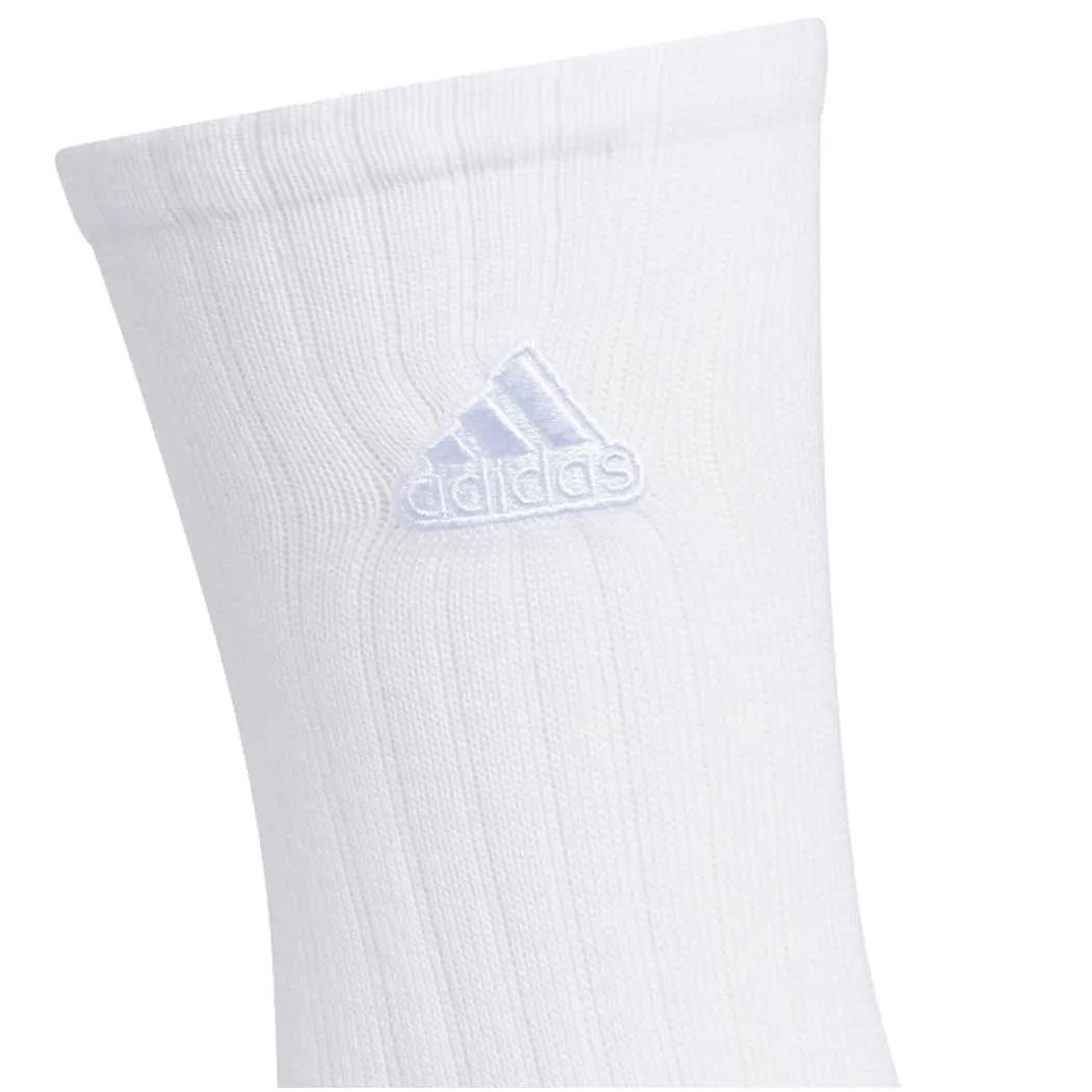 Adidas 3-Pack Crew Socks White/ Clear Onix (Men's)