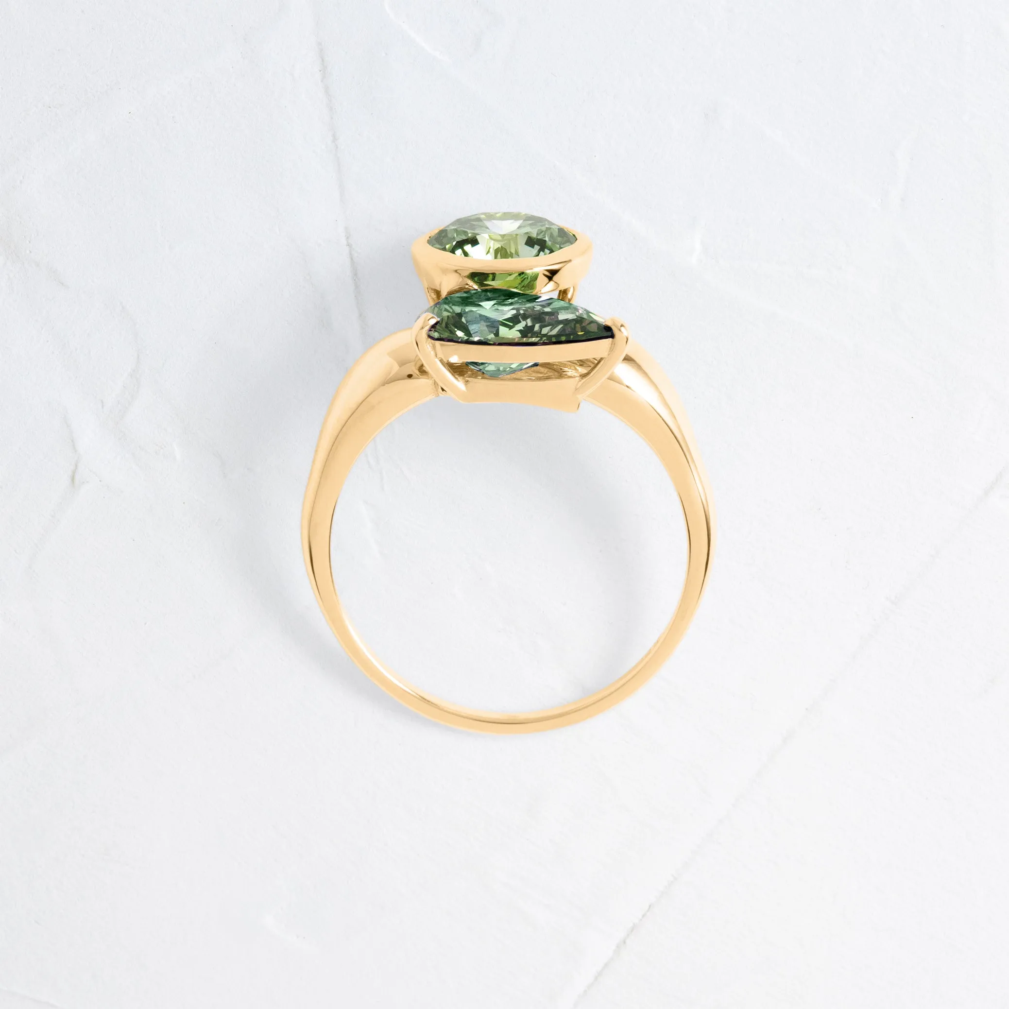 Pear Diamond Augment Ring