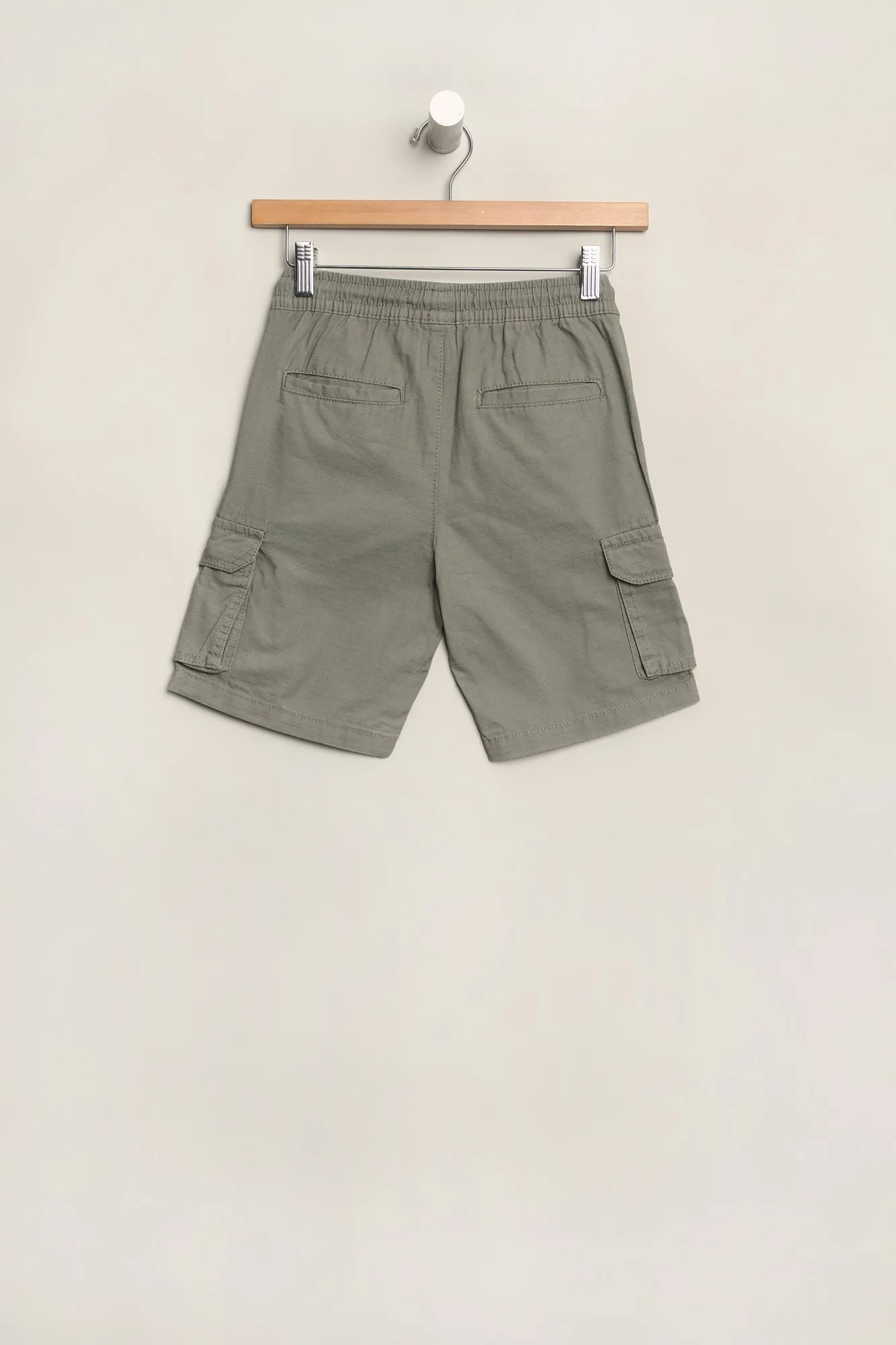 Junior Cotton Ripstop Cargo Shorts