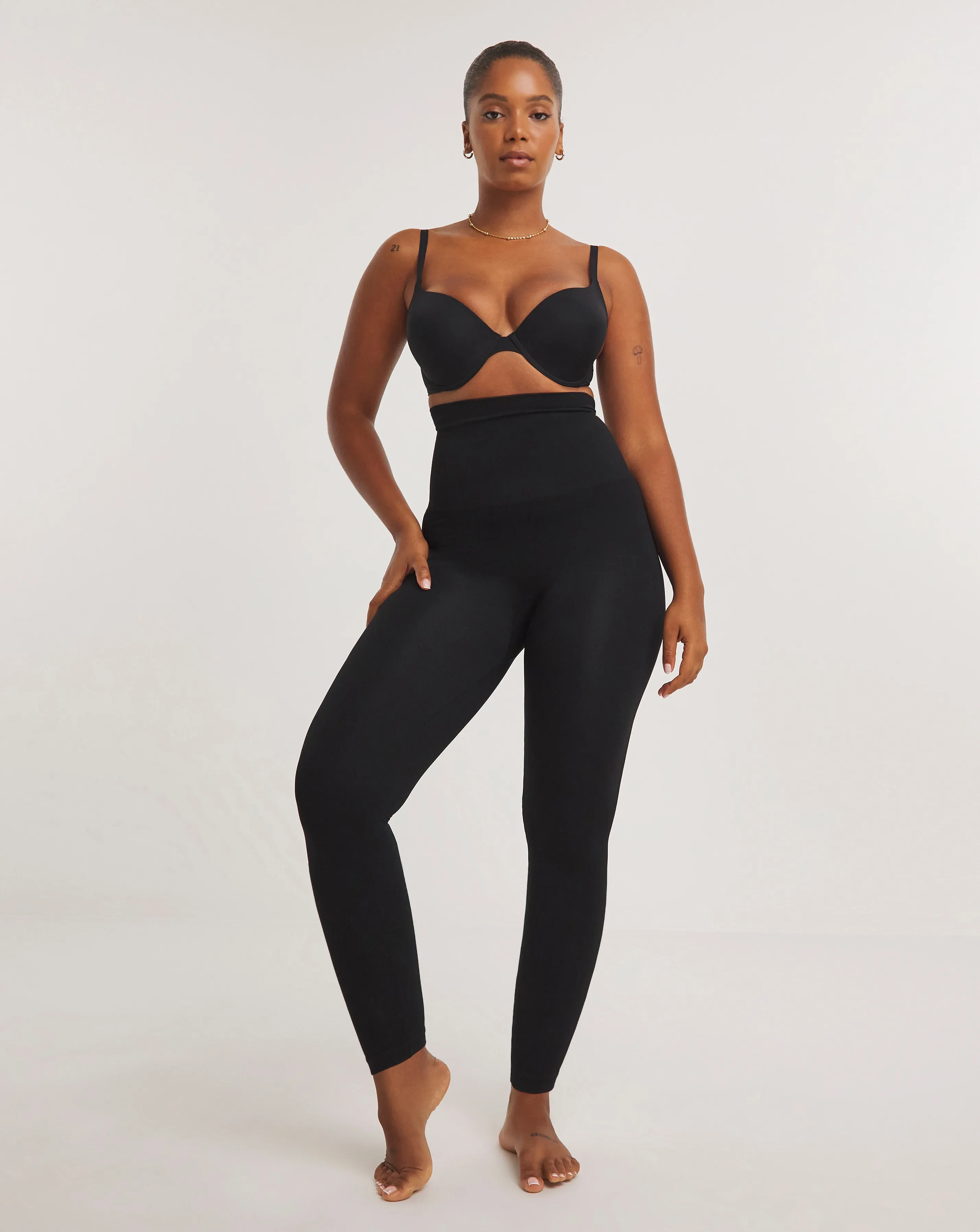 Ankle Length High Waist Shapewear Leggings