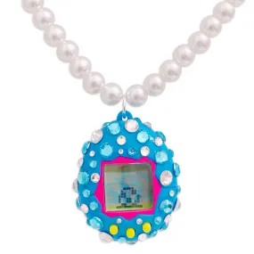 Bedazzled MINI Tamagotchi Necklace