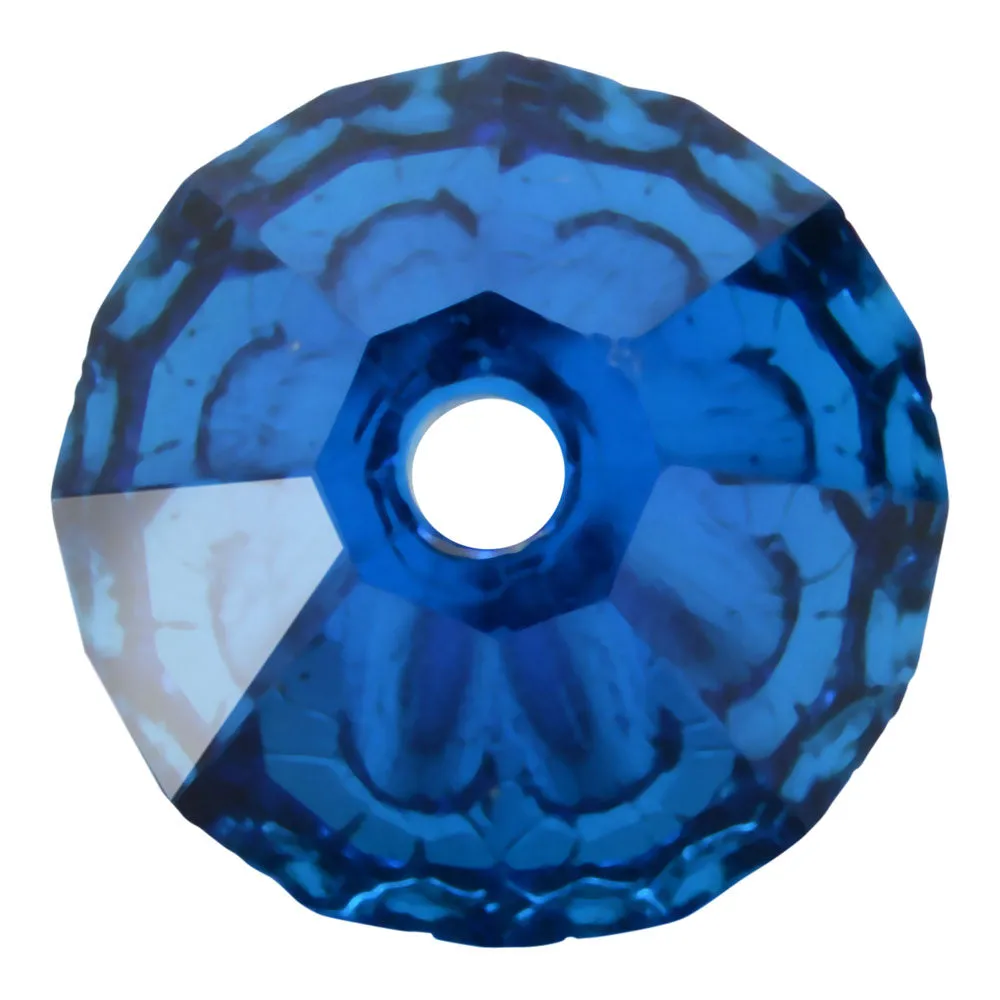 Bicone Bead 4mm, Capri Blue Crystal