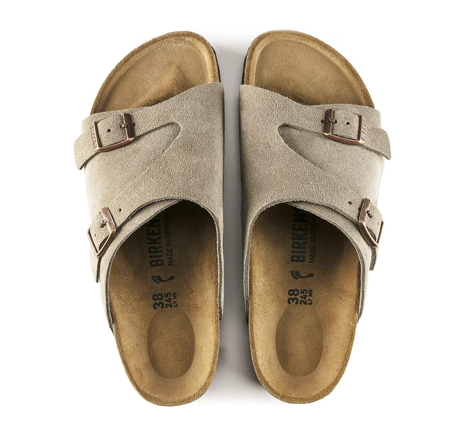 Suede Leather Zurich Sandals