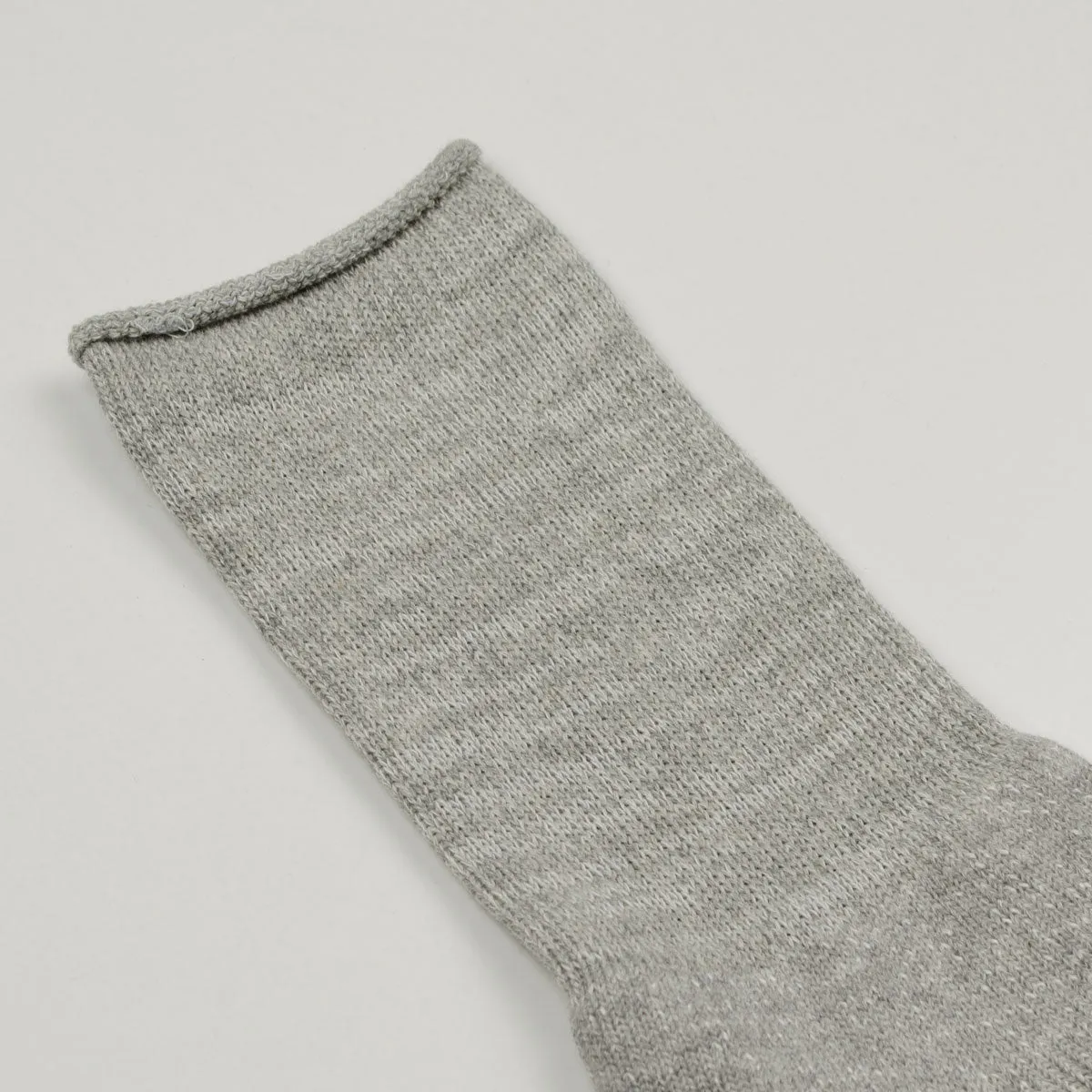 RoToTo Washi Pile Crew Socks - Gray