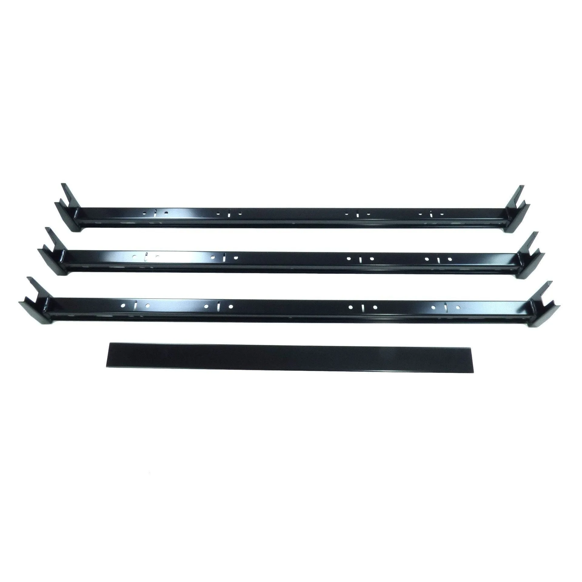 Black Cross Bars for Fiat Doblo 2015-2019 Van Roof Ladder Rack