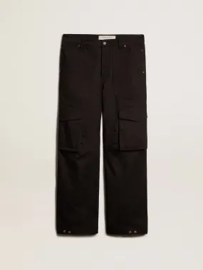 Black Cargo Trousers