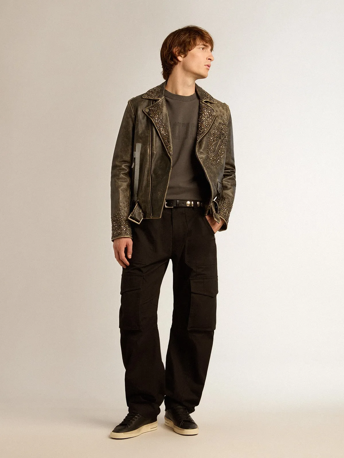 Black Cargo Trousers