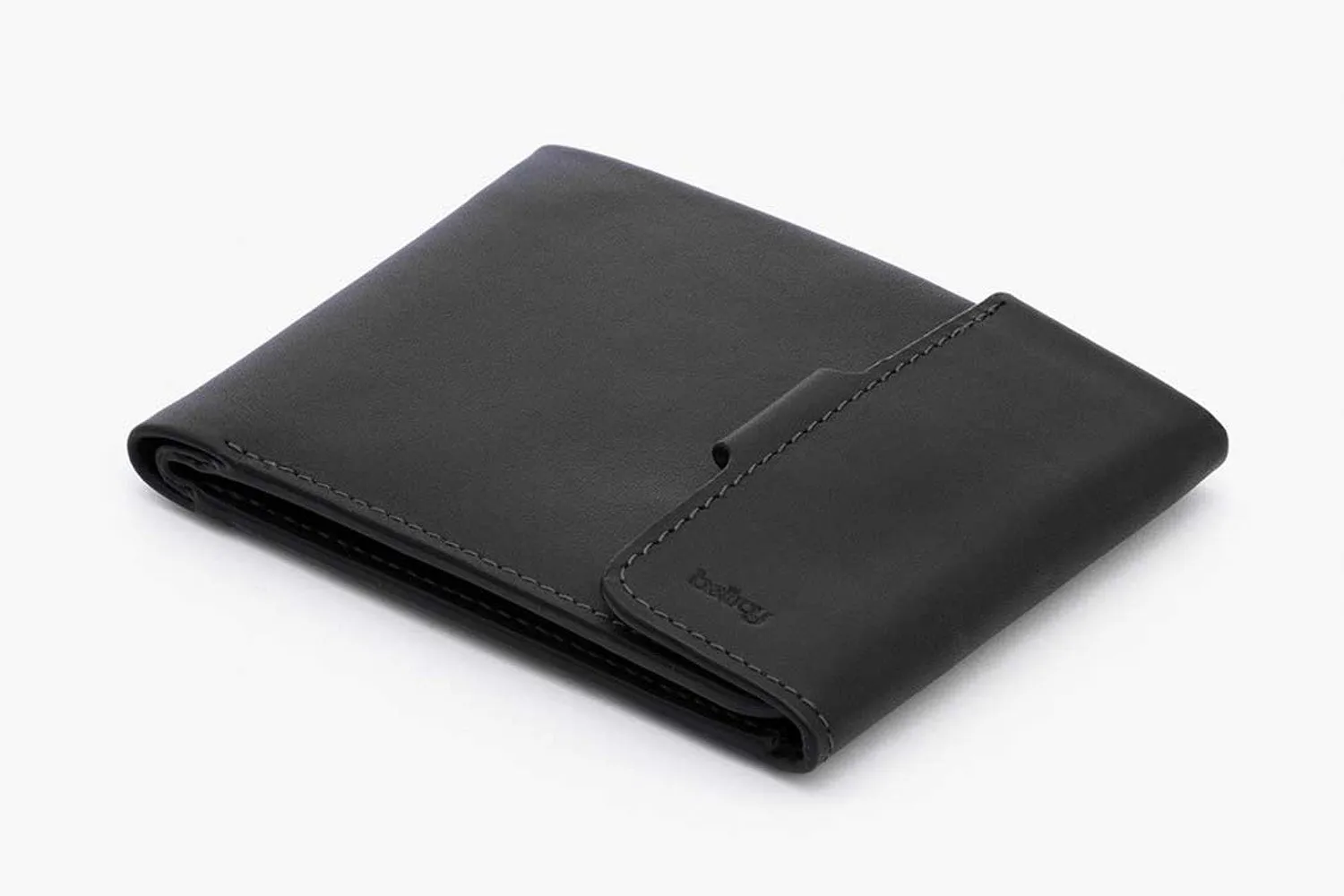 Coin Fold Black Wallet