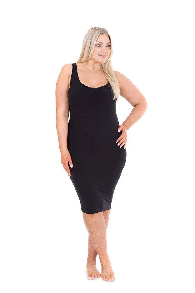 Black Singlet Shapewear Slip