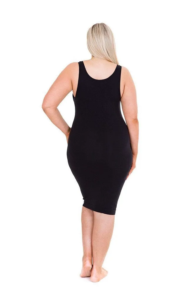 Black Singlet Shapewear Slip