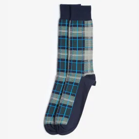 Men's Blue Blyth Kielder Socks by Barbour