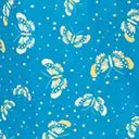 Plus Size Blue & Butterfly Print Lottie Wrap Romper