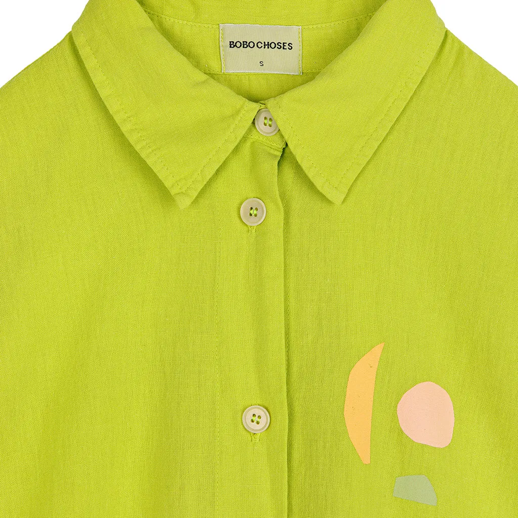 Bobo Choses Woman Light Green Shirt Dress