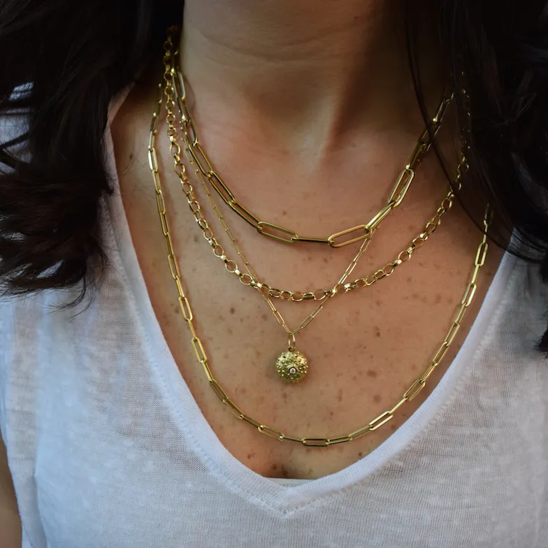 Stylish MEDIUM LINK GOLD CHAIN BOHEME BESTIE