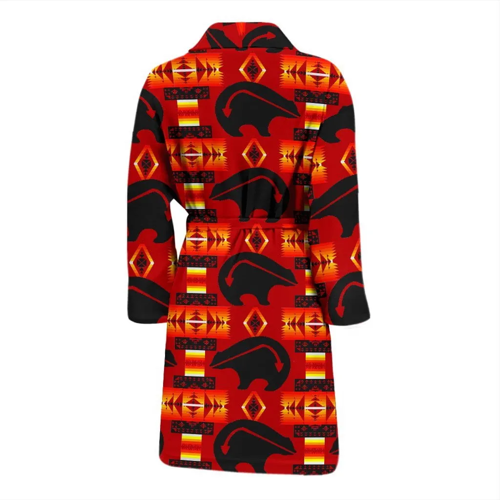 Red Bear Bath Robe