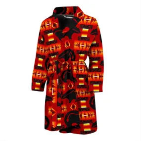 Red Bear Bath Robe