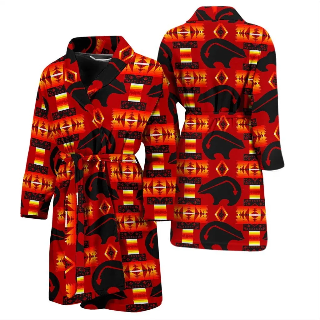 Red Bear Bath Robe