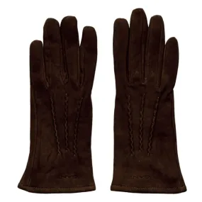 Brown Suede Gloves