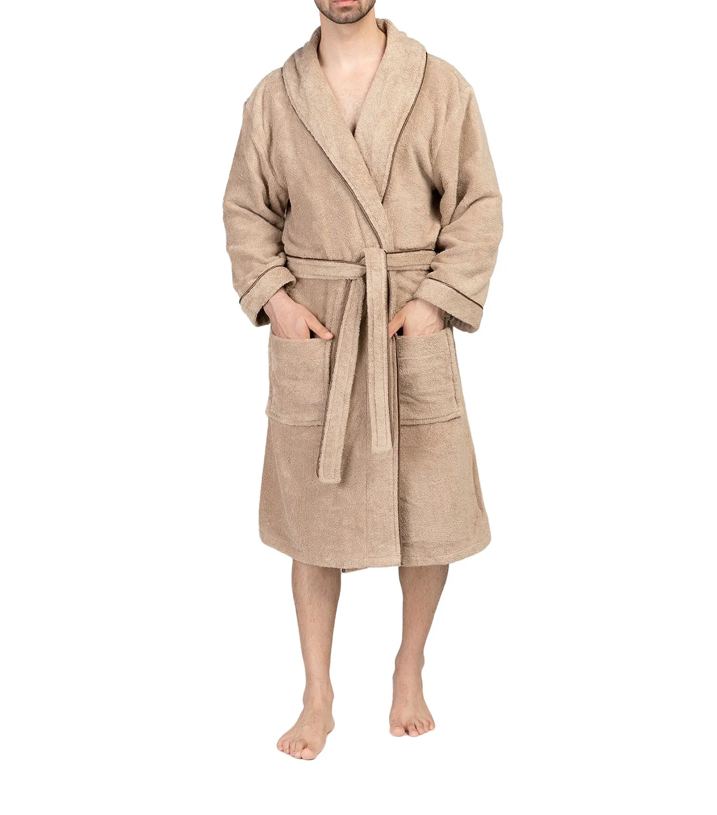 Brown Terry Bathrobe