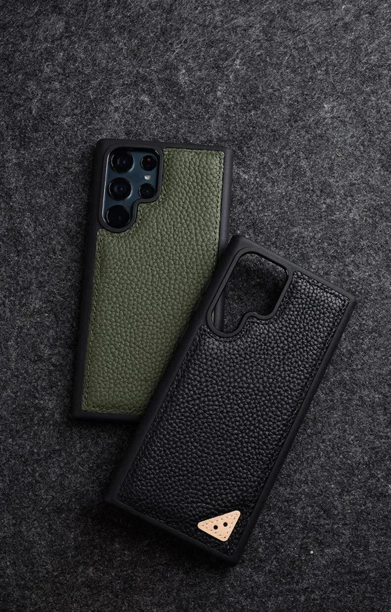 Stylish Leather Phone Case for Galaxy S22 Ultra Plus