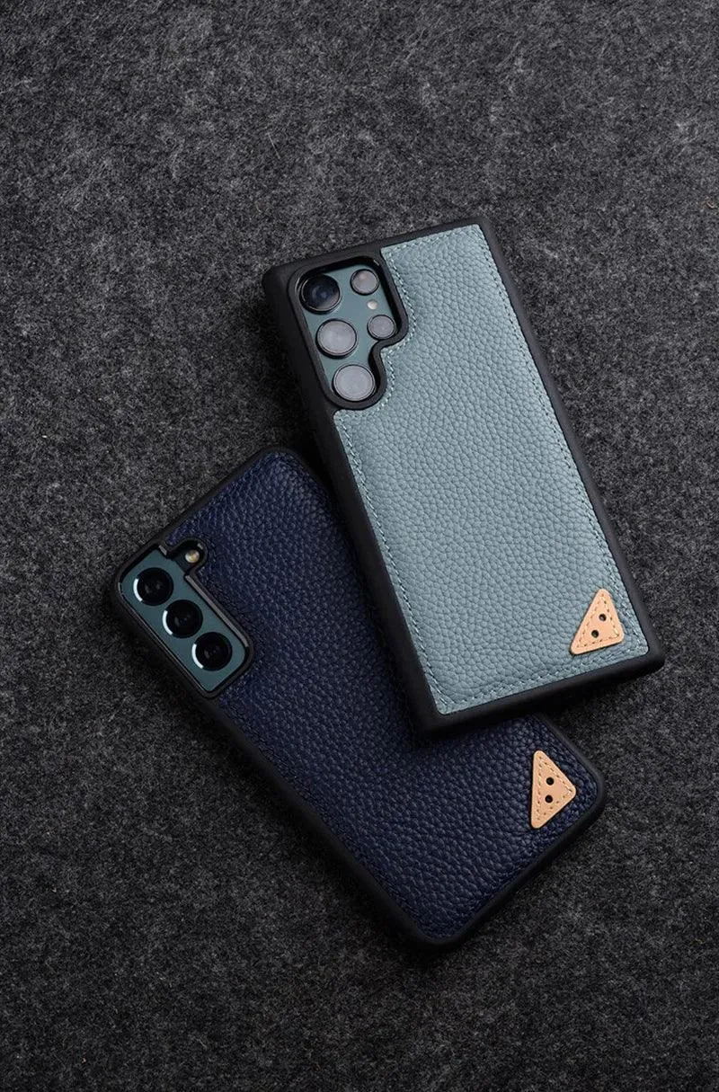 Stylish Leather Phone Case for Galaxy S22 Ultra Plus