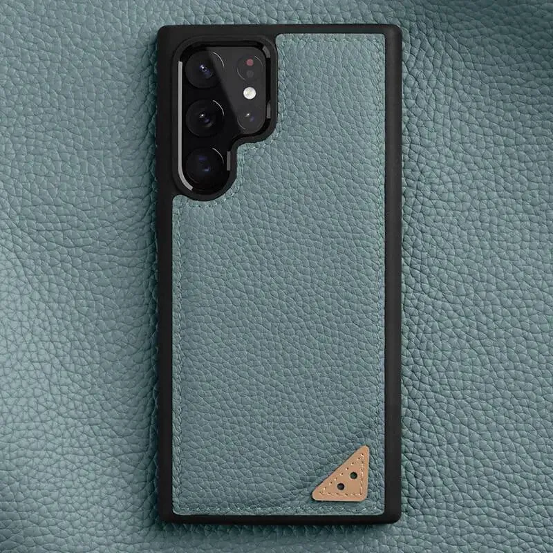 Stylish Leather Phone Case for Galaxy S22 Ultra Plus