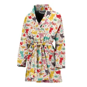 Women's Butterfly Cat Bathrobe