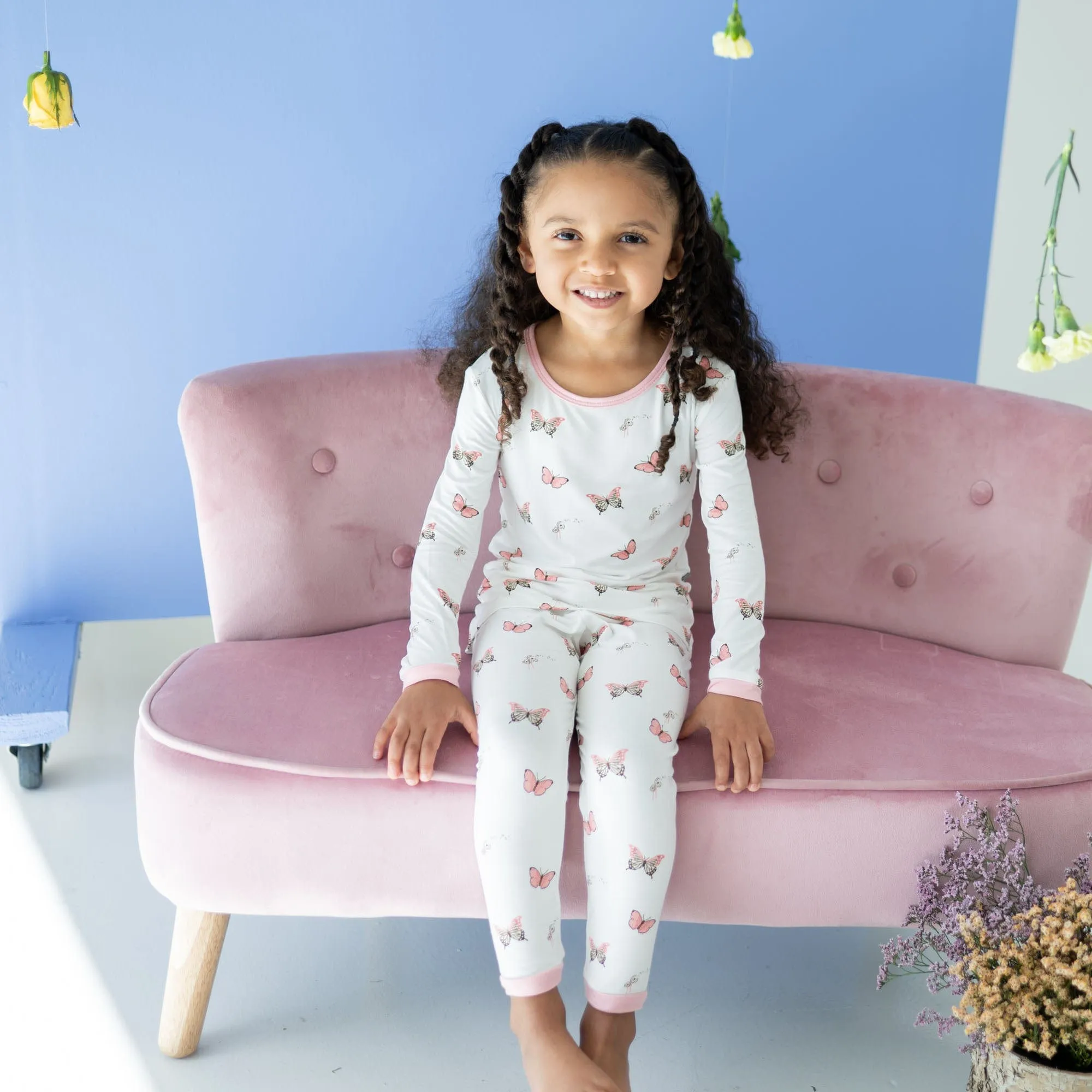 Butterfly Long Sleeve Pajamas