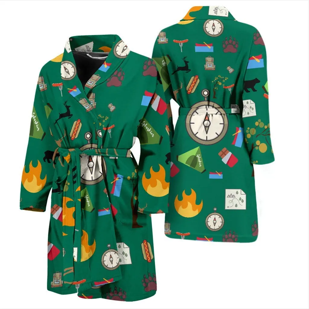 Mens Camping Essentials Bathrobe