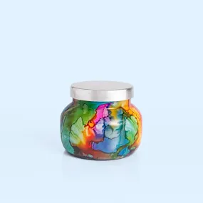 Capri Blue Volcano Petite Jar Candle with Rainbow Watercolor