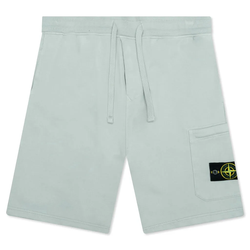 Pearl Grey Cargo Bermuda Shorts