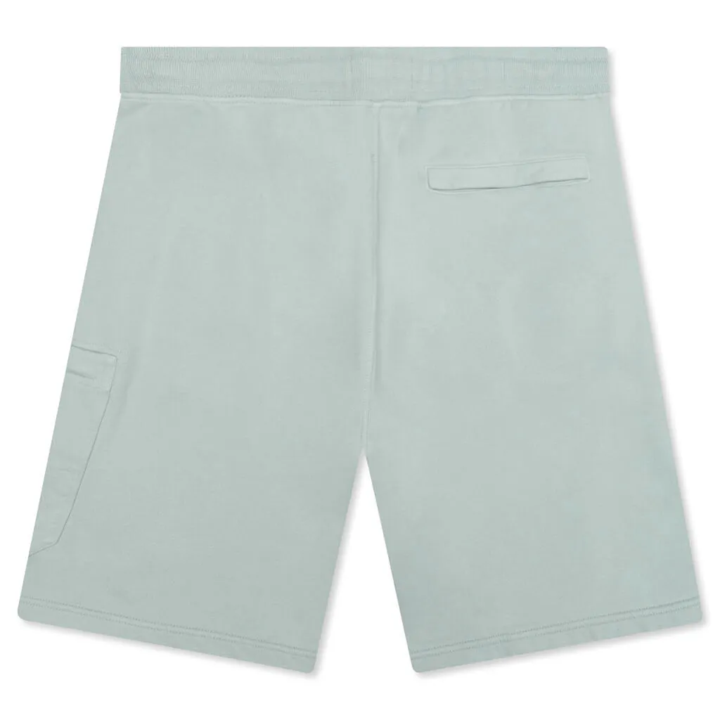 Pearl Grey Cargo Bermuda Shorts