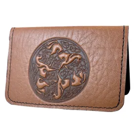 Celtic Horse in Saddle Leather Card Holder