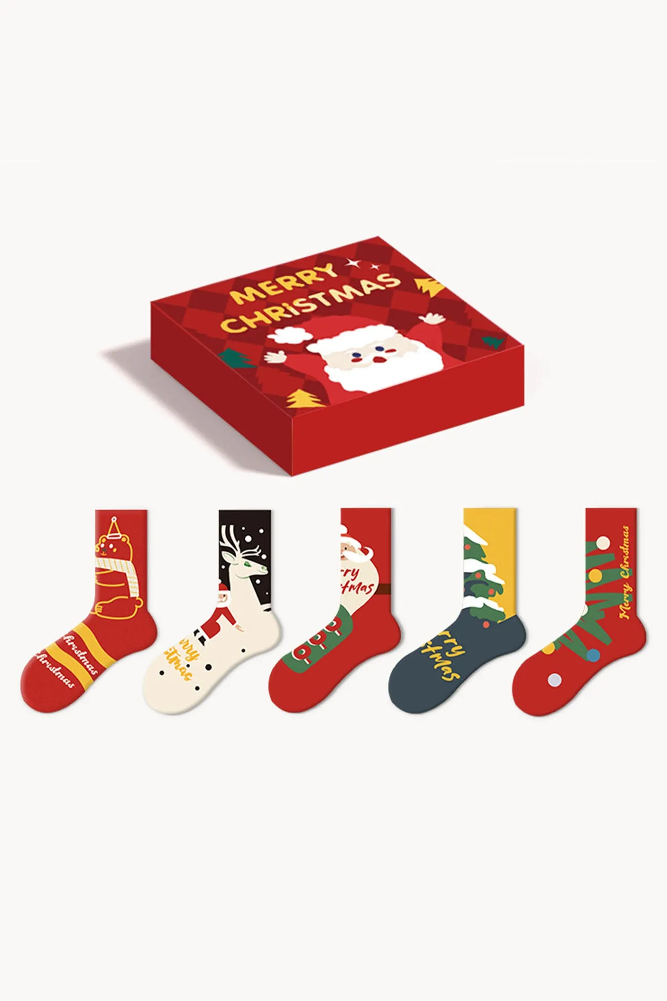 Christmas Gift Box Set of 4 Socks