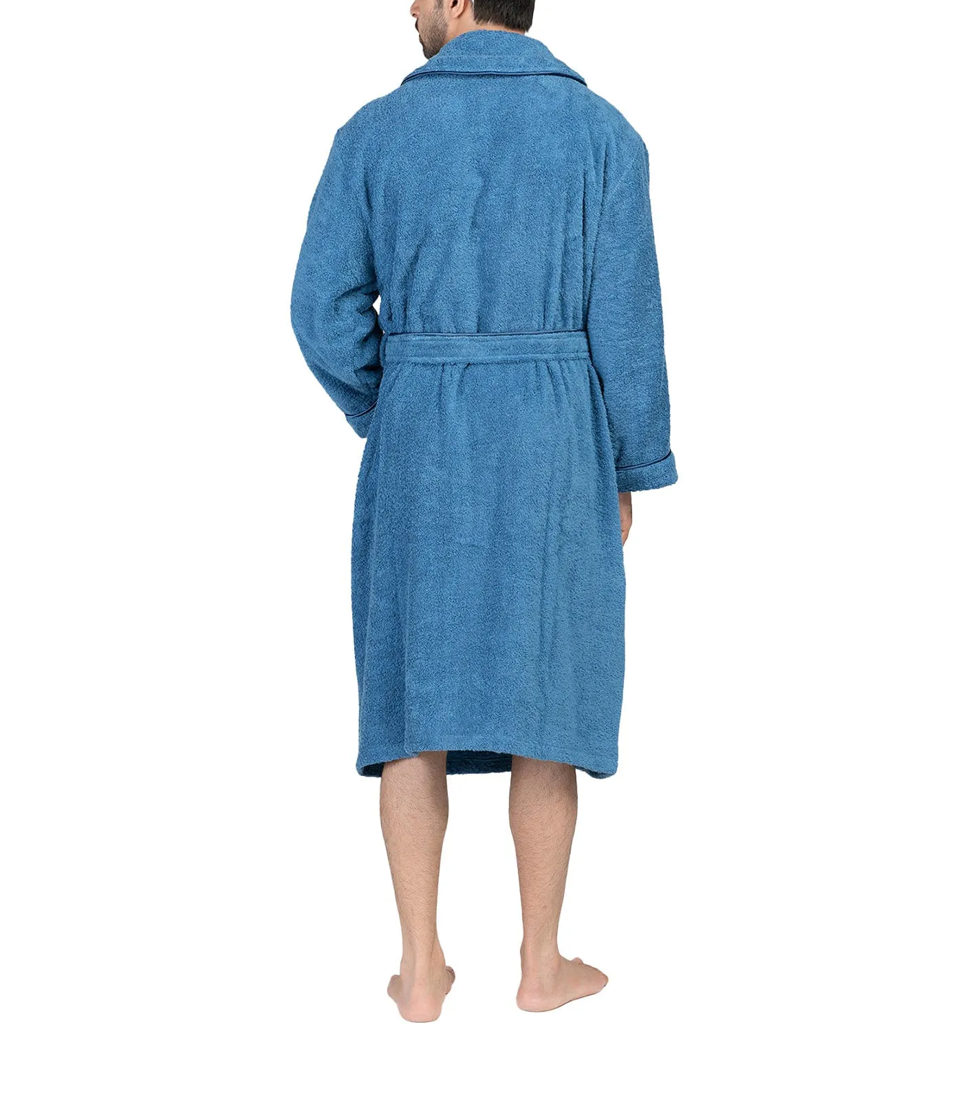 Blue Terry Bathrobe