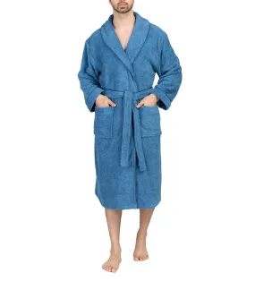 Blue Terry Bathrobe