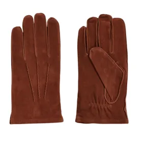 Classic Clay Brown Suede Gloves