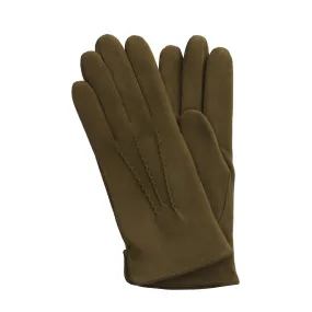 Classy Olive Green Gloves by Bontoni