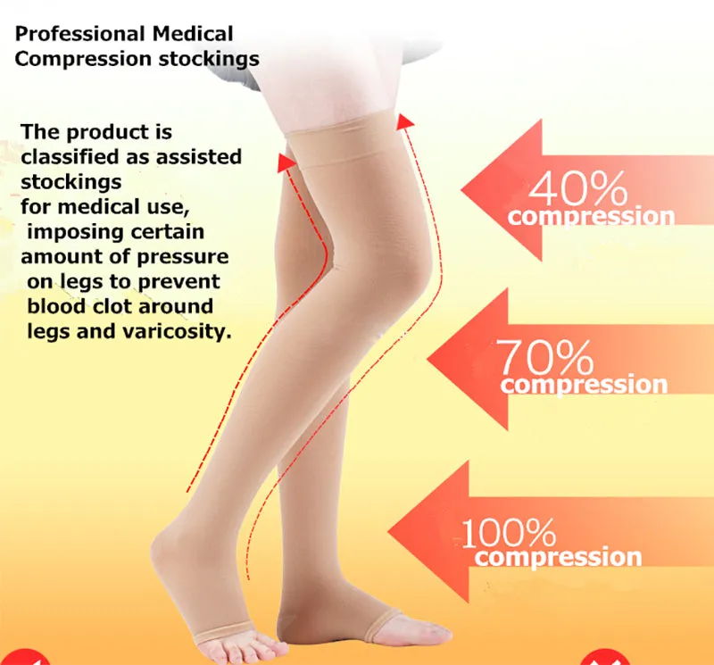 Coffee Circulation Promotion Slimming Compression Socks