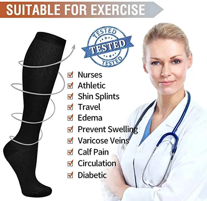 Coffee Circulation Promotion Slimming Compression Socks