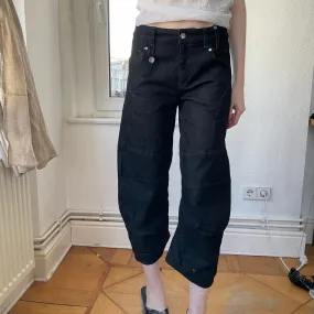 Deconstructed Cropped Trousers